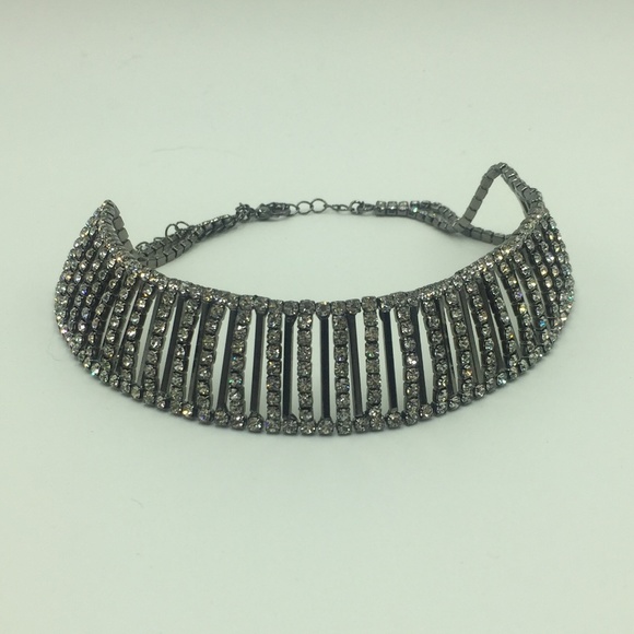 GORGEOUS Rhinestone Diamond Choker - Picture 2 of 4